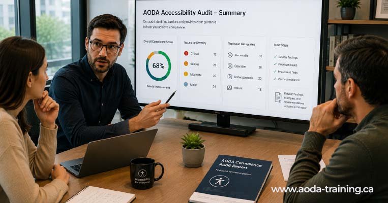 aoda accessibility audit report overview